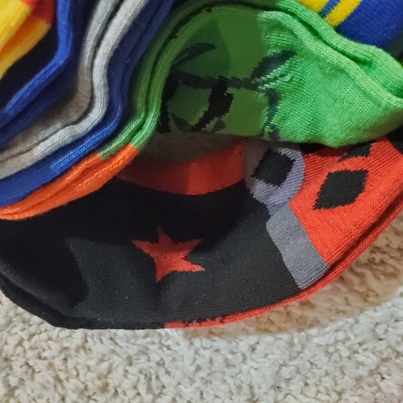 DC Comics Socks Harley Quinn 6 Pair Wonderwoman - Picture 8 of 15